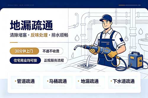 北海地漏疏通